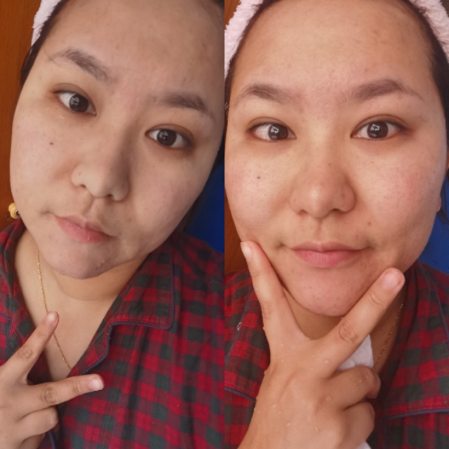 自制：海藻珍珠粉面膜。补水美白看得见！