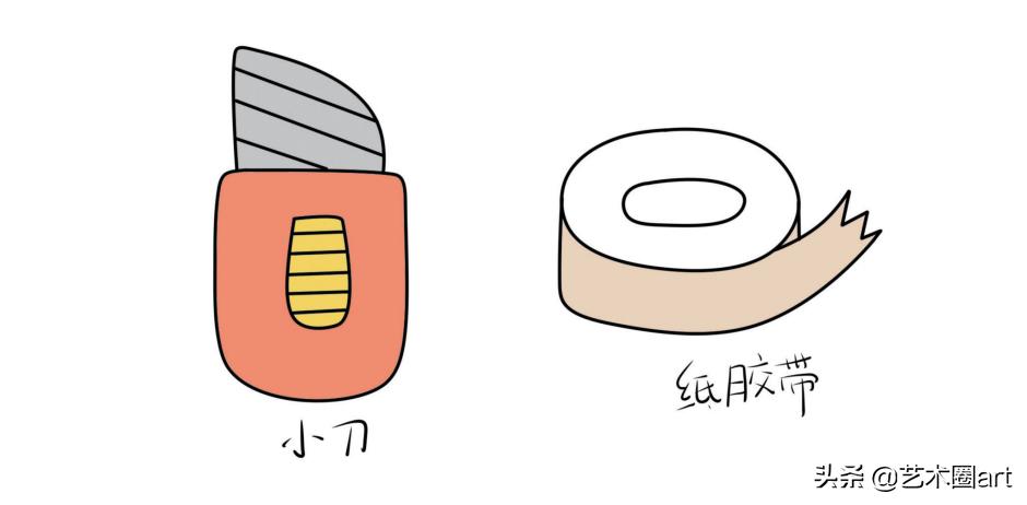 呆萌少女可爱简笔画手账教程,二次元少女古风简笔画手账