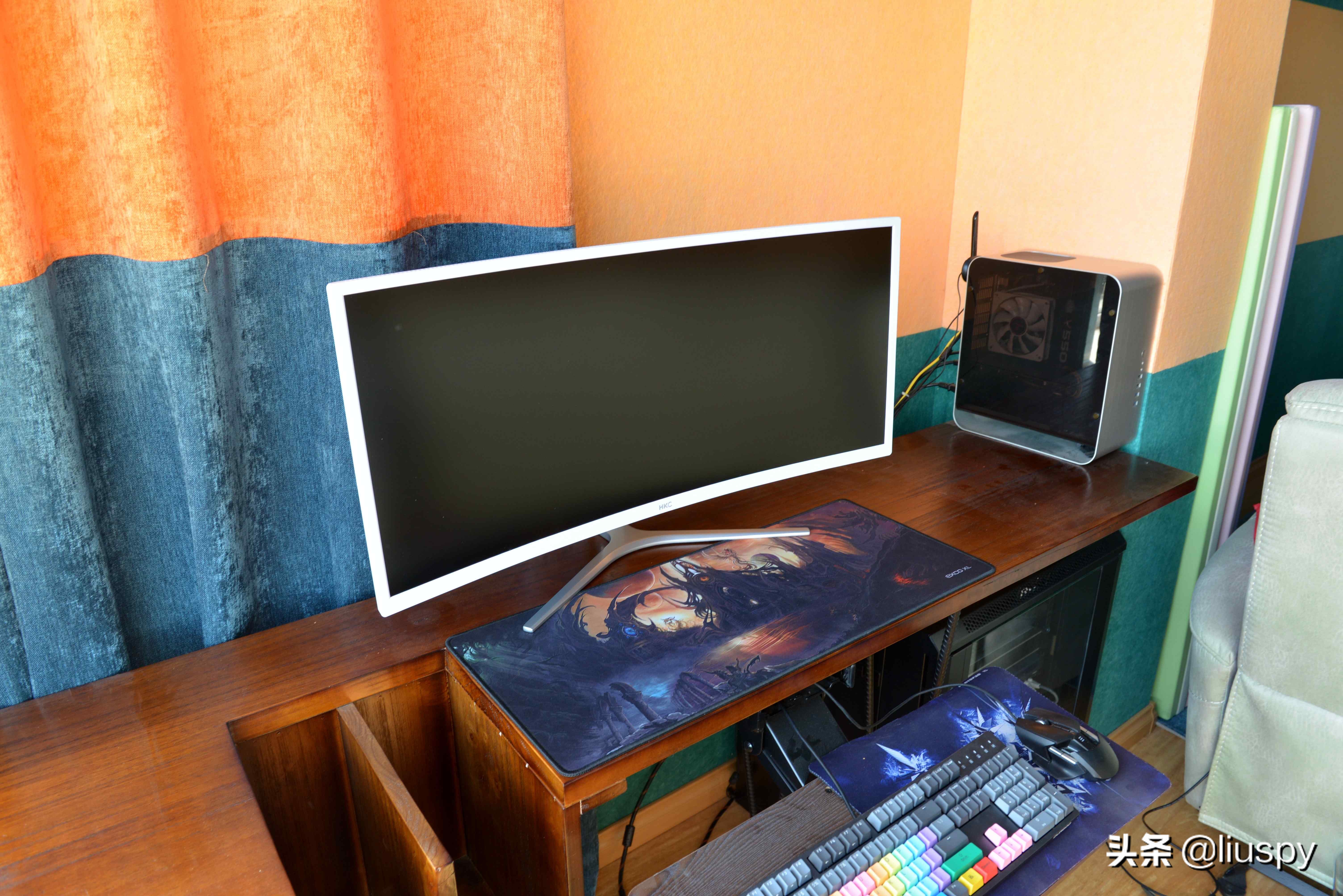 hkc34寸cg343u带鱼屏显示器评测,便宜显示器30寸