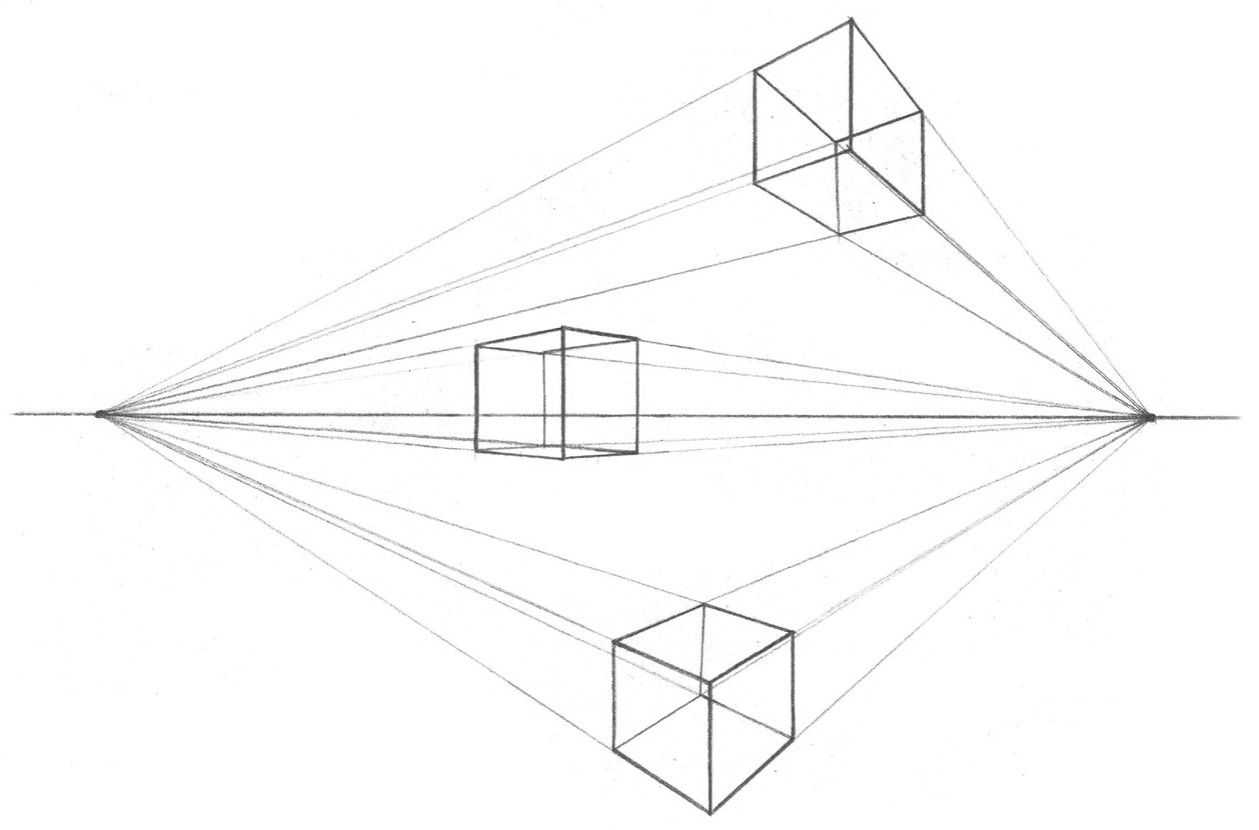 绘画透视原理：分步骤讲解透视原理，这是学画最基础的知识，收藏