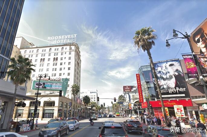 好莱坞星光大道是怎么回事,好莱坞星光大道鸟瞰