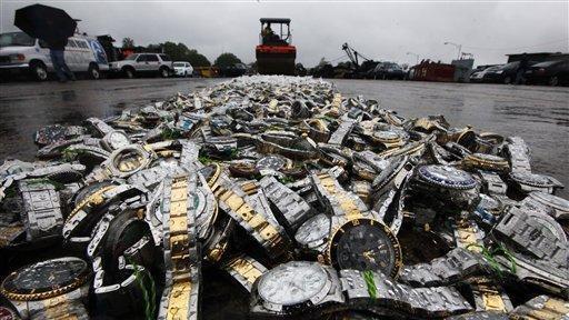 走访国内最大腕表,劳力士名牌钟表