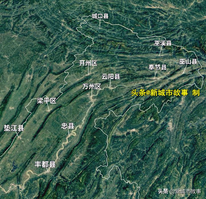 中国行政区划市图片,重庆市开州区行政区划