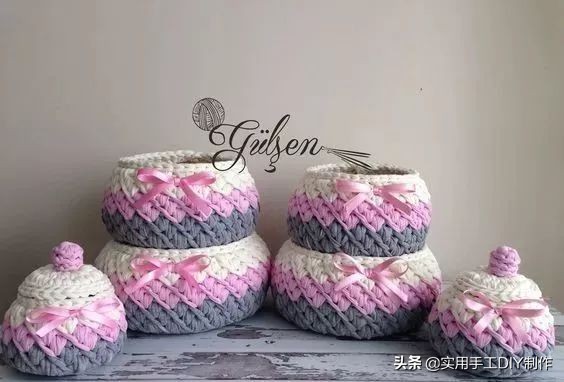 手工用绳子编织篮子简单又好看,怎样手工编篮子