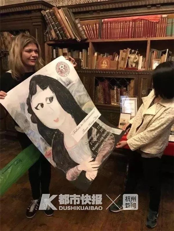 「视点」中国版蒙娜丽莎，被意大利美术馆收藏！作者竟是一位“星星的孩子”！