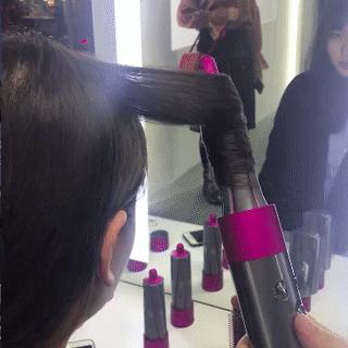 戴森卷发棒实测,戴森卷发棒卷完头发打开吗