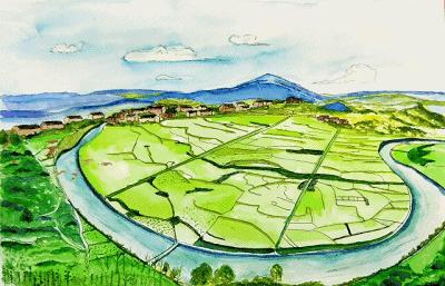 手绘贵阳国际中心,手绘贵阳地图简单又漂亮