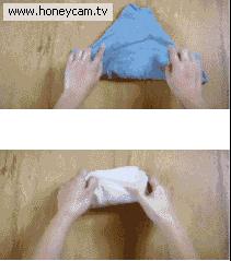 活了30才知道衣服原来这样叠,原来衣服这样叠才不会皱