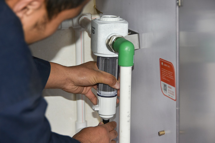 怡口前置过滤器esf102m,净水器进水口第一道过滤是什么