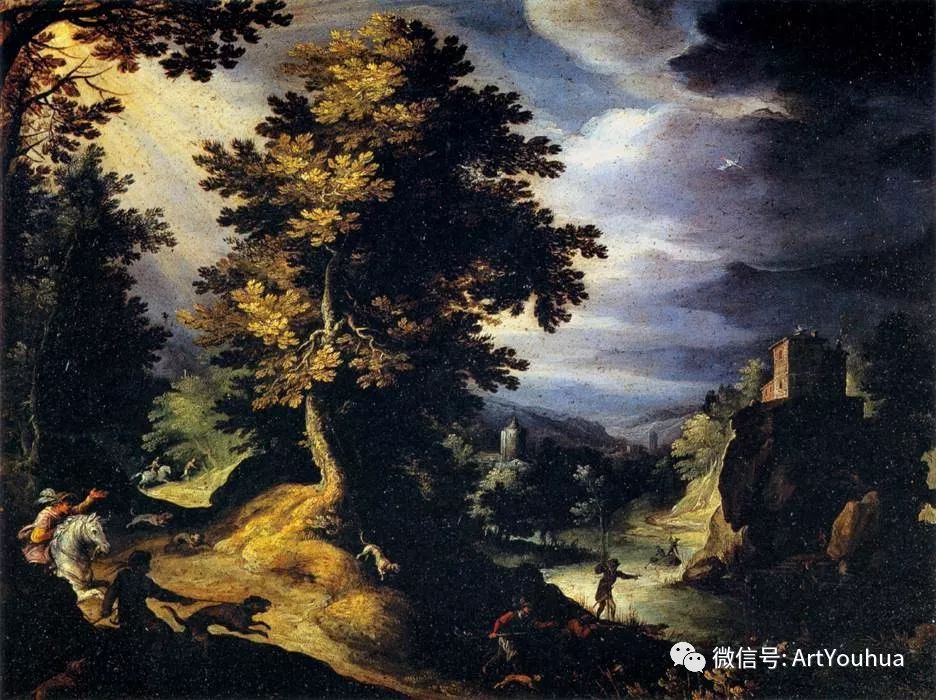 欧洲画家油画风景写生,奥地利画家油画风景作品欣赏