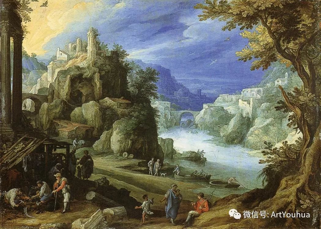 欧洲画家油画风景写生,奥地利画家油画风景作品欣赏