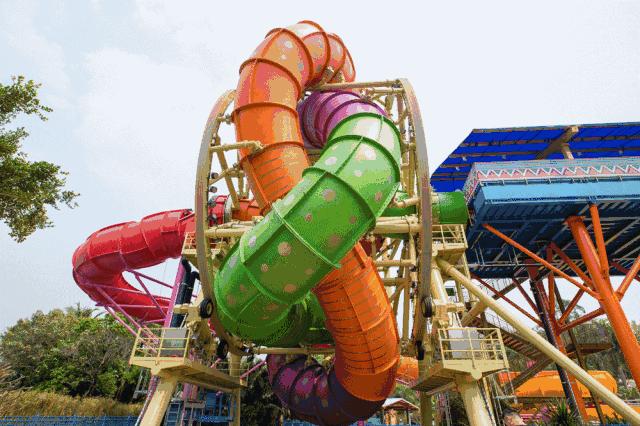 长隆水上乐园之巨蟒滑道,广州长隆水上乐园巨蟒滑道