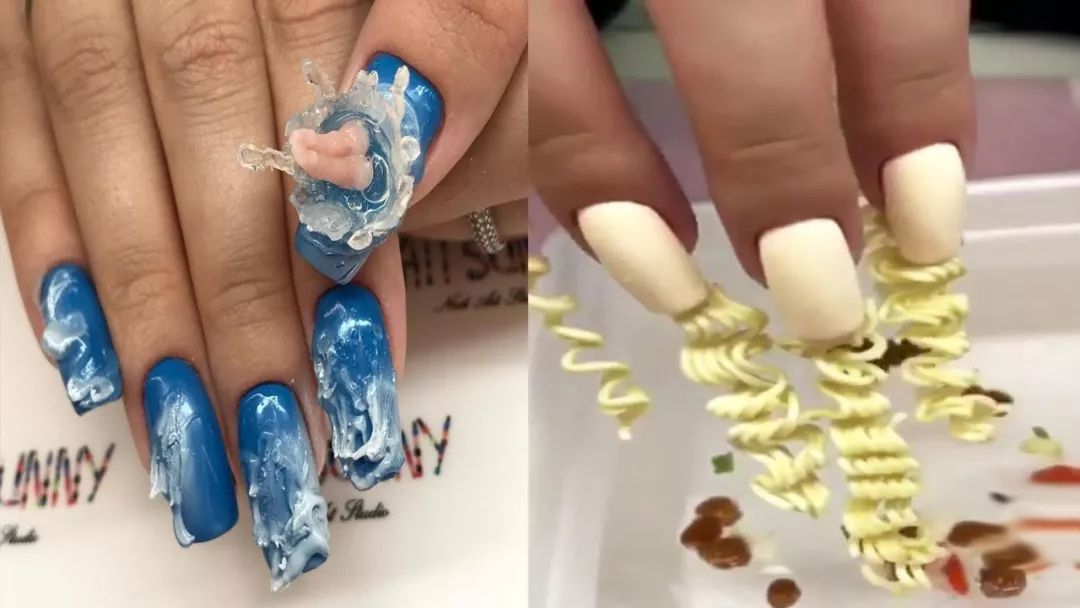 有毒or博眼球｜Ins上最大的美甲账号，脑洞大得没边了