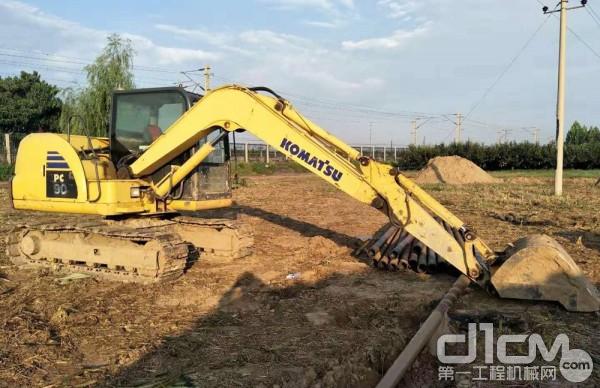 小松70-8挖掘机,用不坏的200型挖机