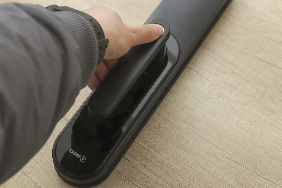 360智能门锁m1青春版,不带钥匙孔的智能锁