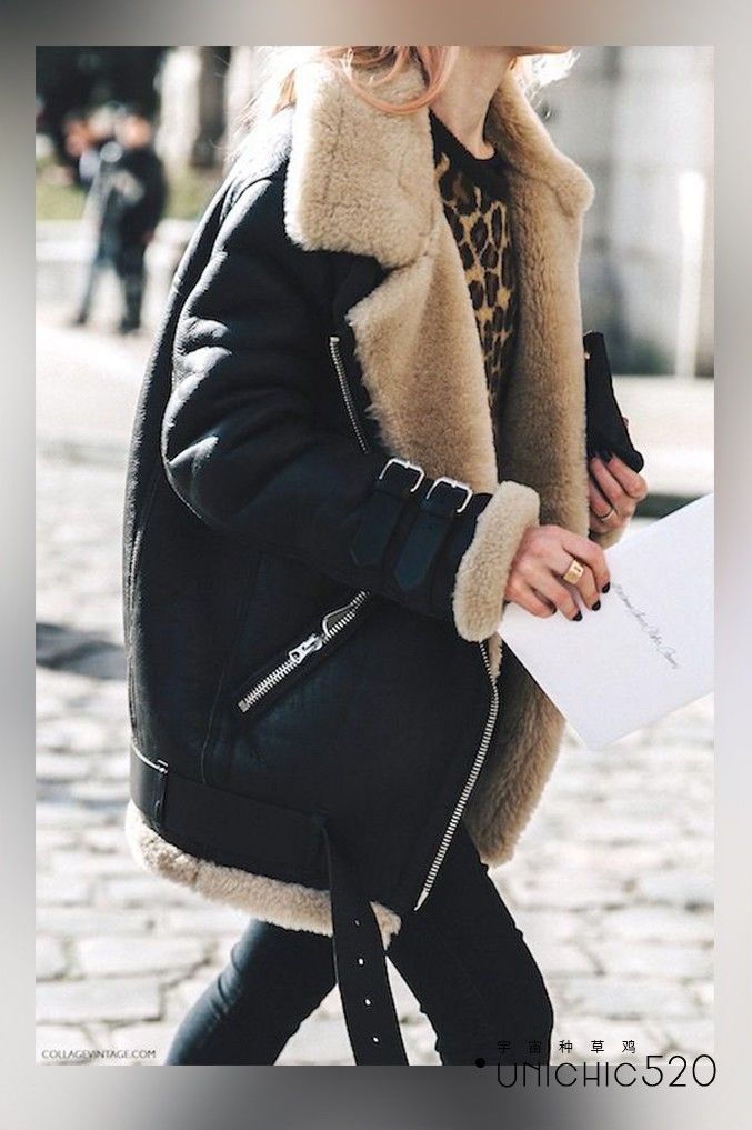 气质高腰短外套,短款外套搭直筒长裤