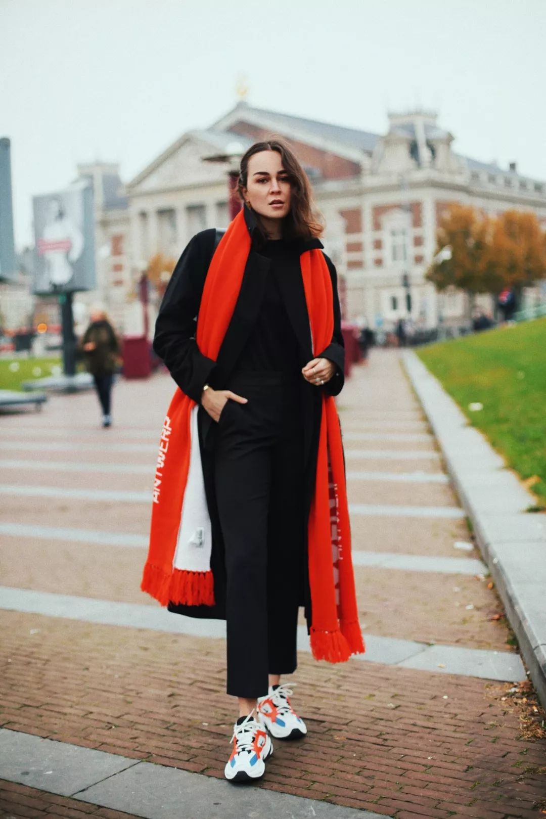 各种简单又好看的围巾,可爱百搭很时髦长款围巾