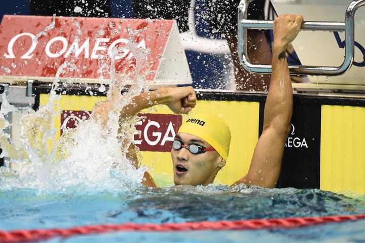 浙江游泳运动员徐嘉余过往成绩,温州泳将徐嘉余排名