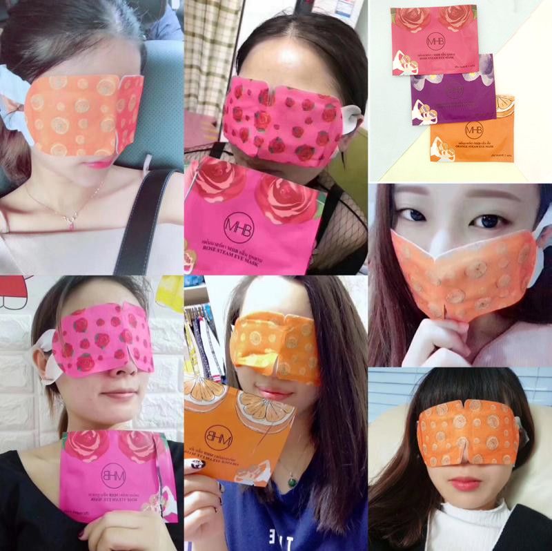 蒸汽抗疲劳缓解黑眼圈眼罩,泰国草本蒸汽眼罩