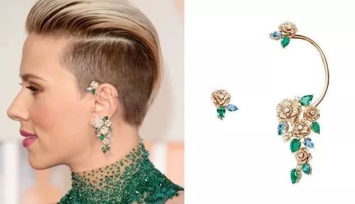 耳夹高级感珍珠,精致耳夹高级感珍珠元素