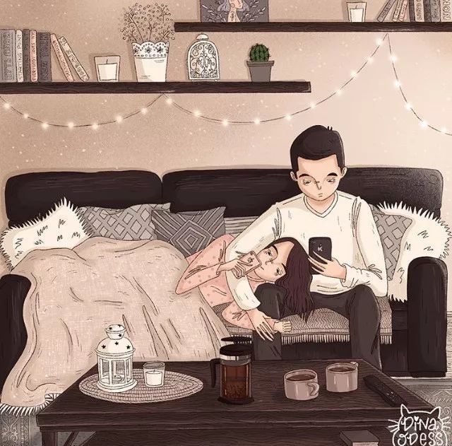 火爆ins，她画出了爱情最美的模样，甜哭！看完想恋爱……