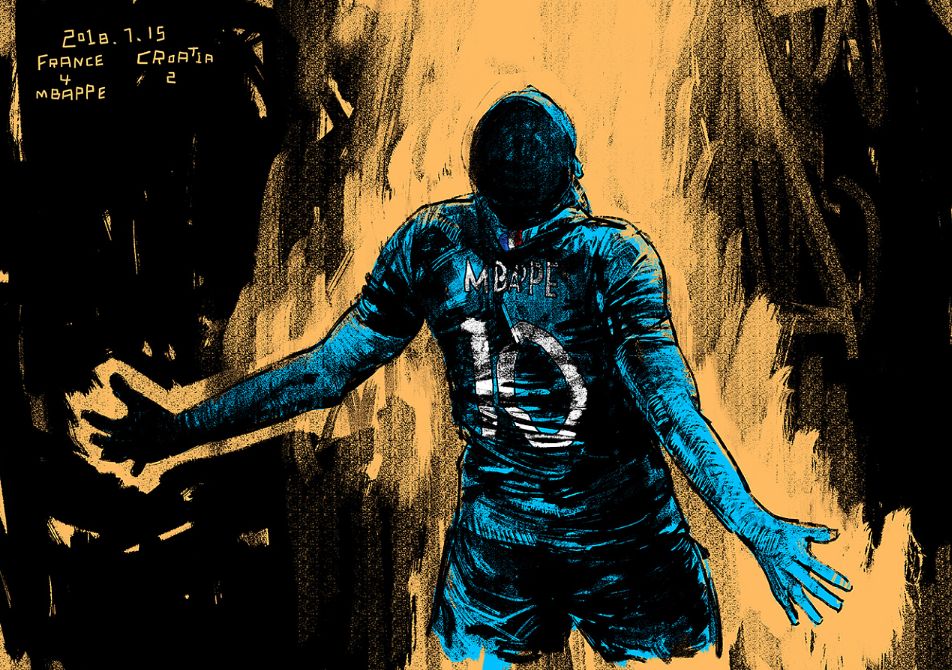 高清世界杯足球壁纸插画,超好看的足球壁纸快来收藏吧