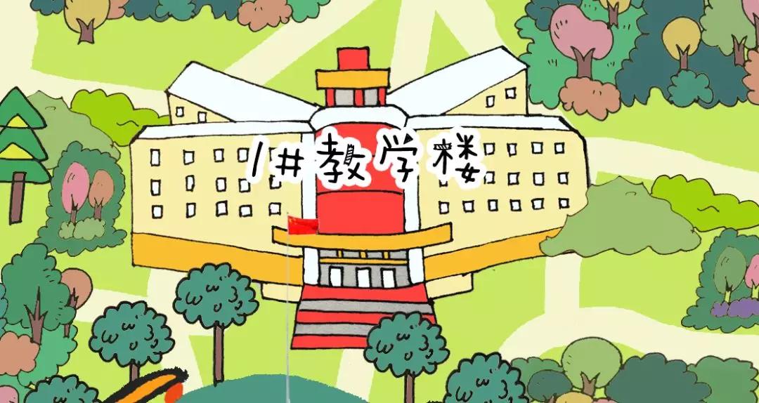 滨州职业学院风景图绘画,滨州职业学院风景图