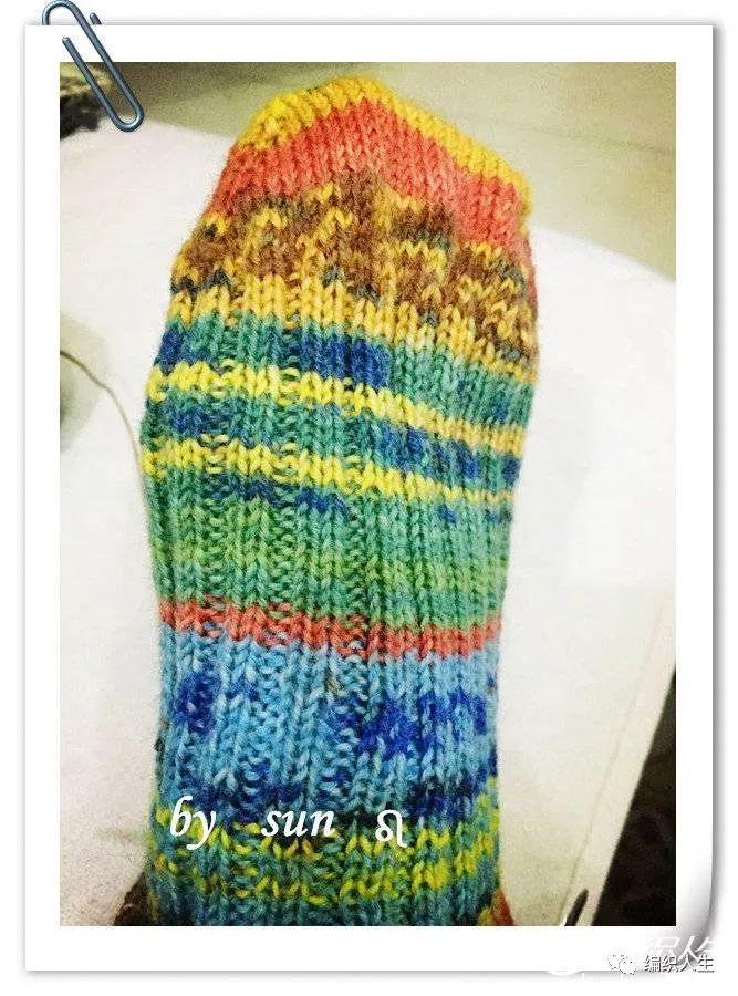 棒针羊毛袜教程,从脚尖开始织袜子后跟怎么织