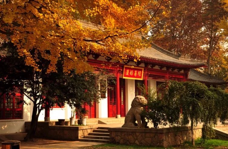 西安动物园旅游手绘示意图,最美的西安公园风景图