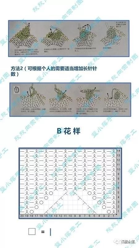从领口往下织的两色儿童毛衣,从上往下织圆肩儿童毛衣的款式