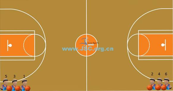 篮球贪吃蛇拓展训练,篮球教练投篮游戏