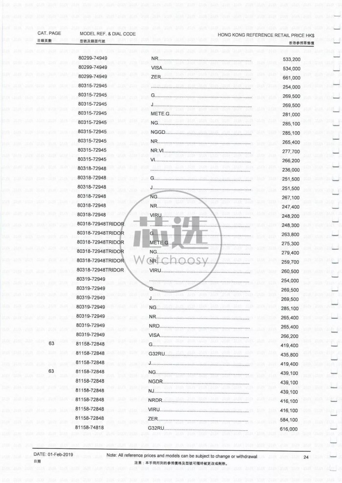 香港劳力士价格和内地差多少,香港劳力士最新价目表