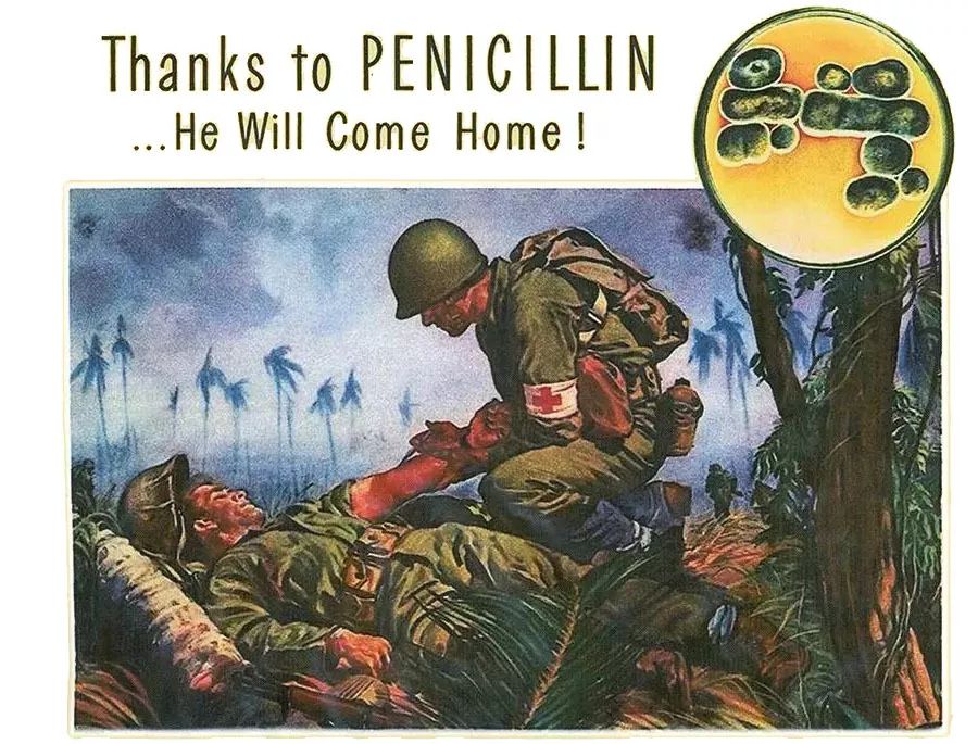 青霉素二战是干什么用的,青霉素成二战很受欢迎的发明