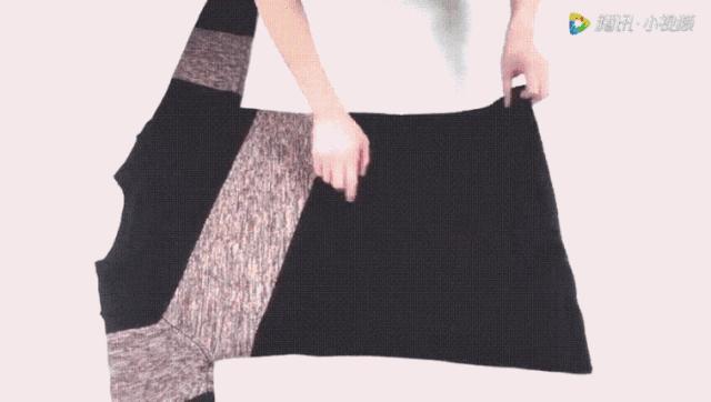 秋冬外套折叠收纳方法,阔腿裤的折叠方法秋冬