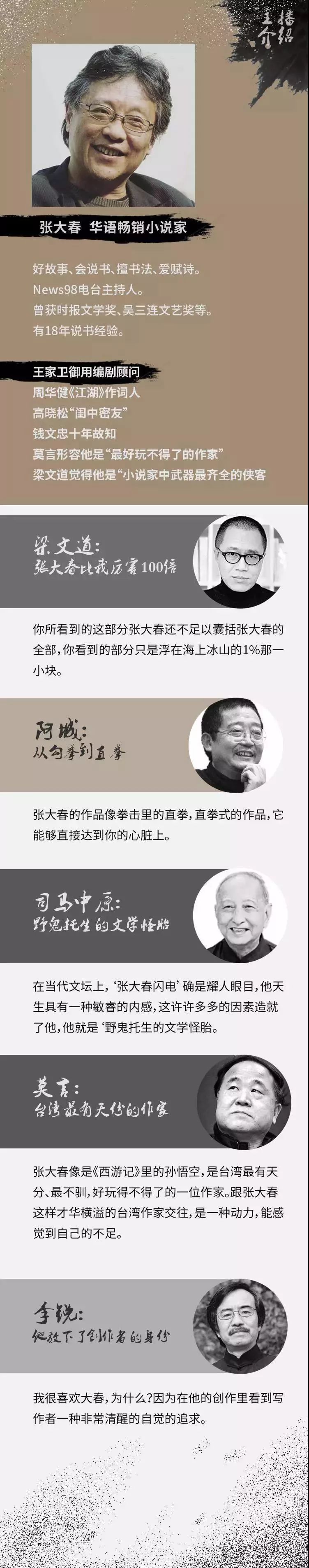 张大春说三国视频,哪里可以免费听张大春说三国