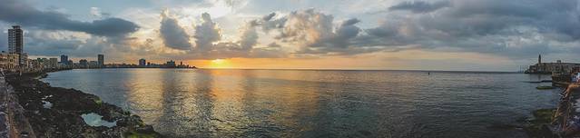 古巴老爷车日落,古巴旅行全记