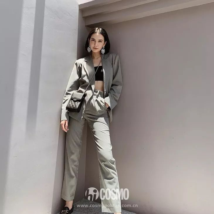 洪欣时尚穿搭,52岁洪欣日不落蔡依林