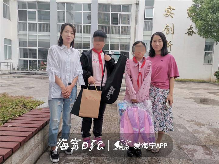 今天，海宁有61个小朋友收到神秘礼物，圆“小小心愿”