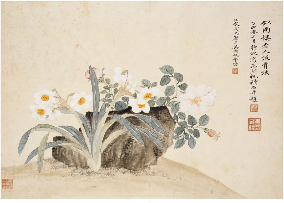 张大千没出名前是造假的么,张大千造假与正版对比