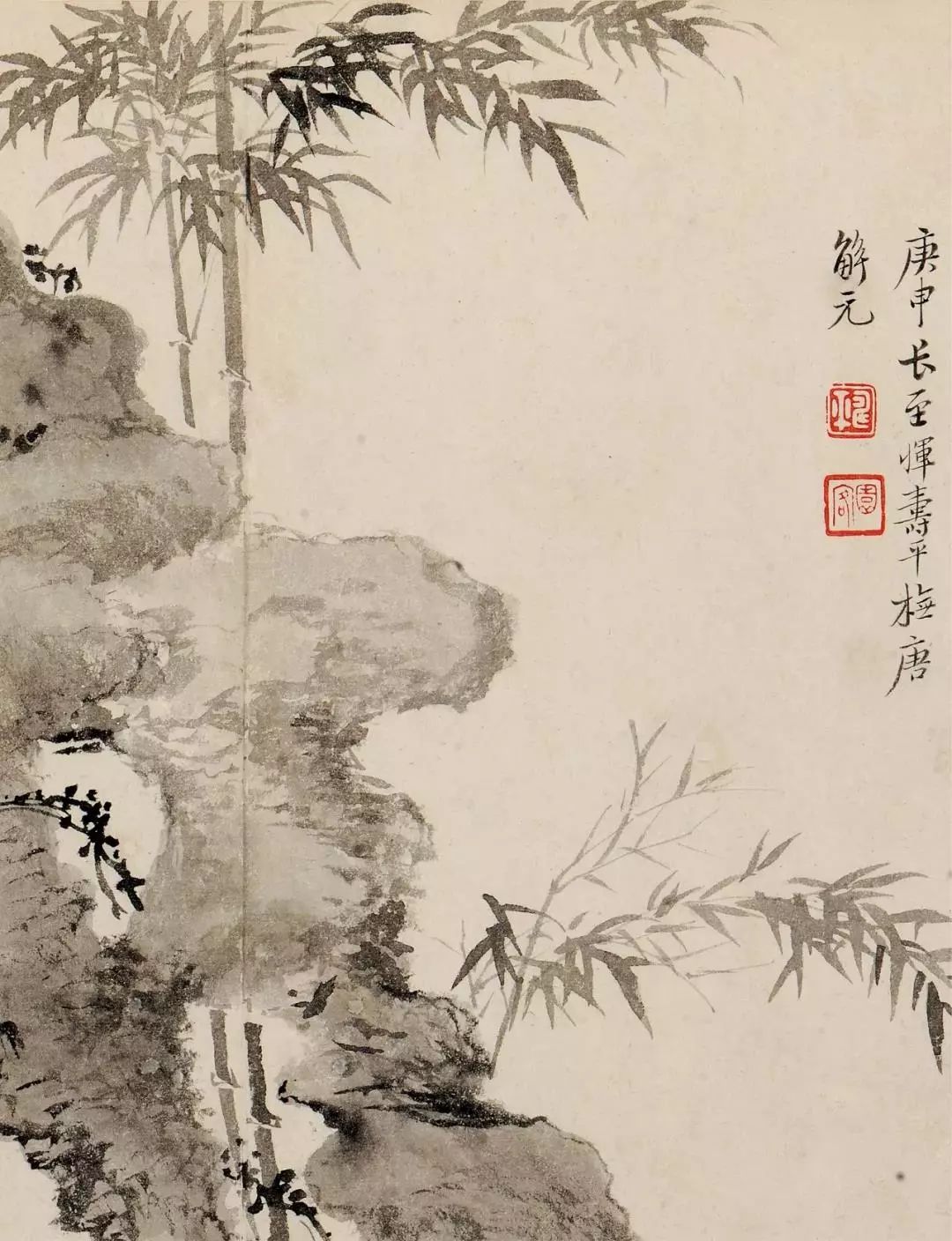 恽寿平的经典花鸟画作品,恽寿平花卉重绘高清图