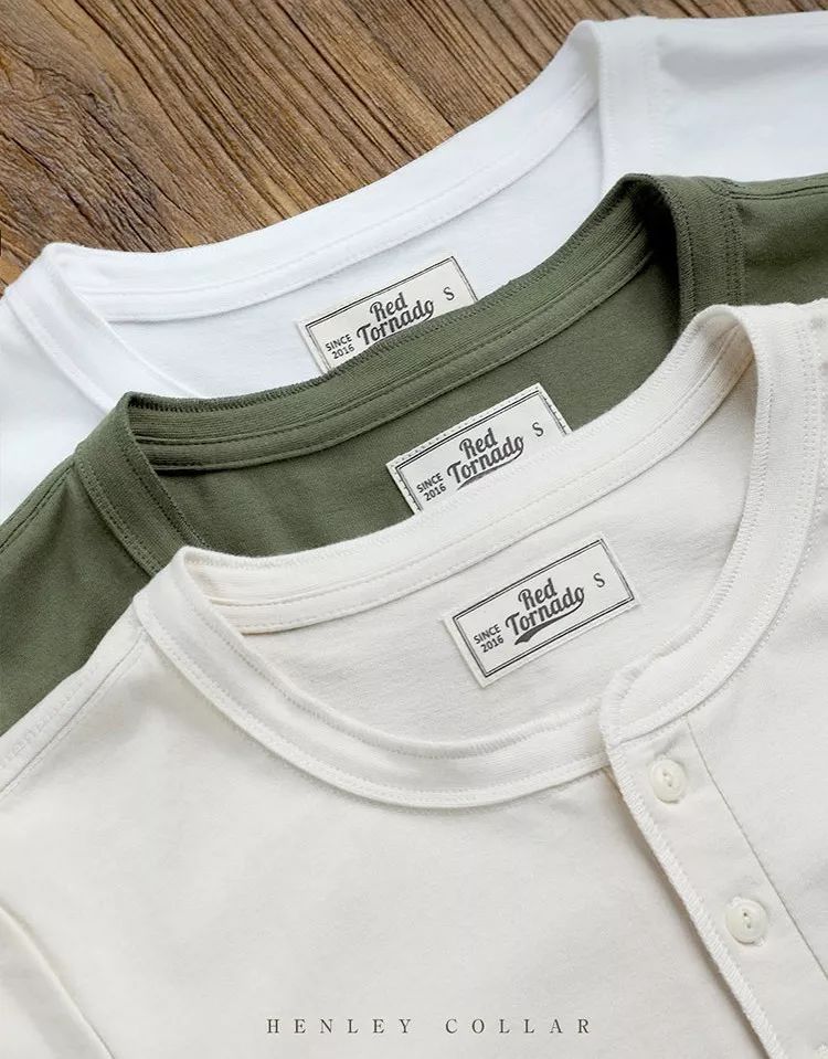 亨利领冬款,穿上就有肌肉感的亨利衫