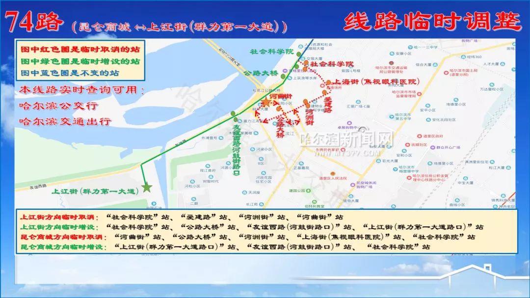 重大公交线路调整！配图版，速收藏｜21日起哈药路及周边21条公交线路调终点17条线路调走向