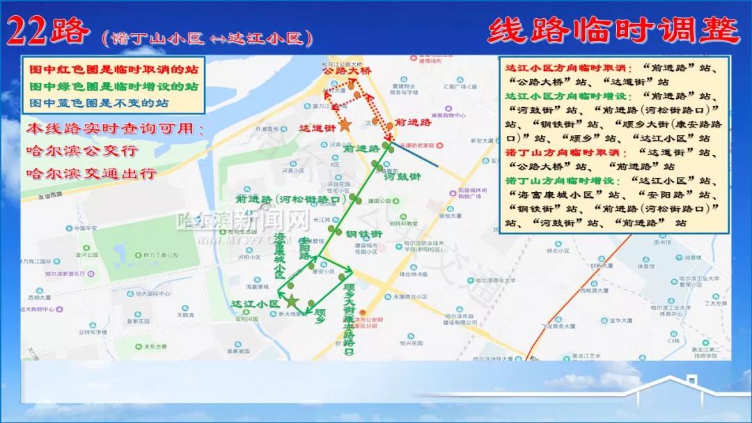 重大公交线路调整！配图版，速收藏｜21日起哈药路及周边21条公交线路调终点17条线路调走向