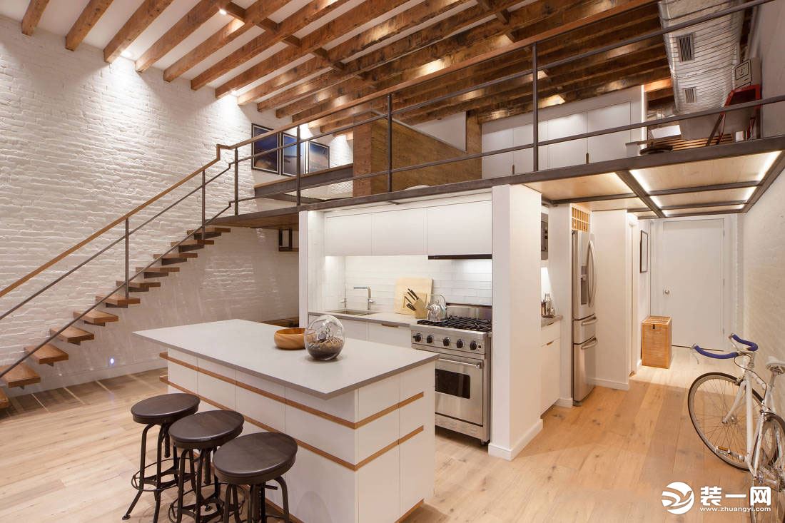 20-30平loft装修效果图,60平米层高4.5米loft装修效果图