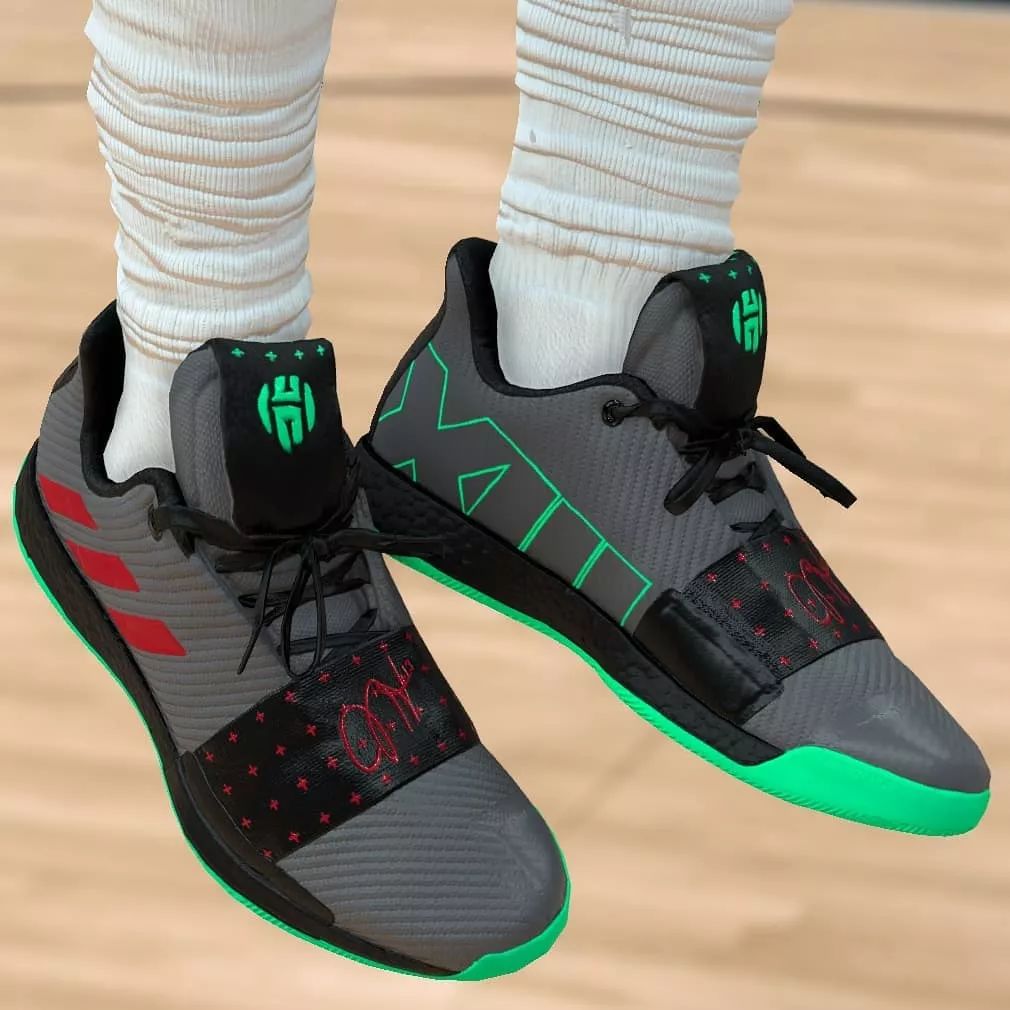 姑娘们，把NBA2K里的鞋拉出来溜溜