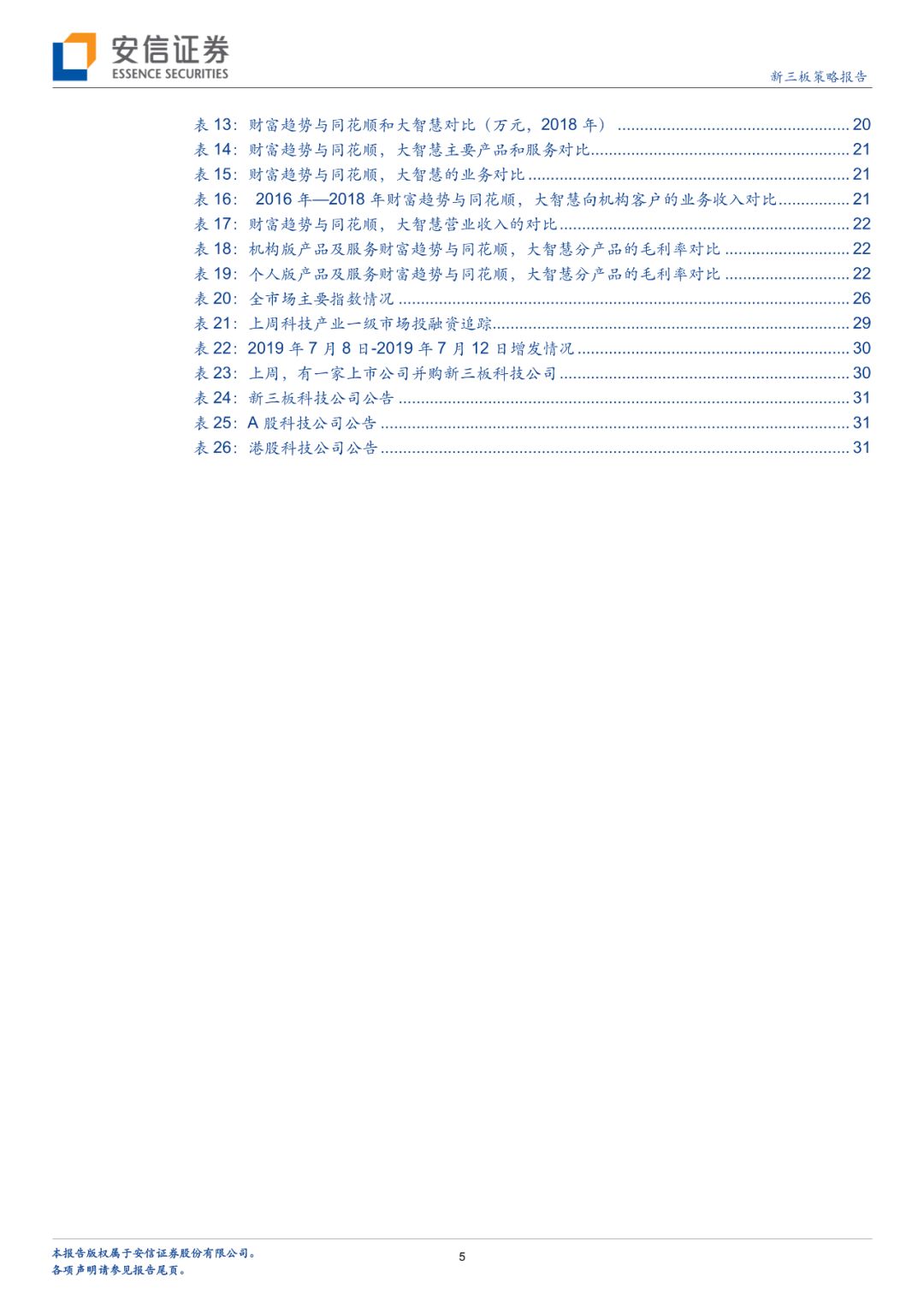 「深度」财富趋势拟科创板上市，互联网金融信息服务行业怎么看？「安信诸海滨团队」