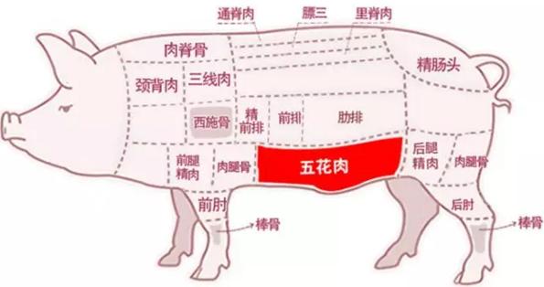 五花肉区分,五花肉怎么区分上五花还是下五花