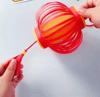 手工元宵节灯笼的做法小学生,元宵节灯笼手工制作教程视频