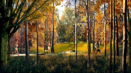 占地30亩的公园微型公园,8个新批公园