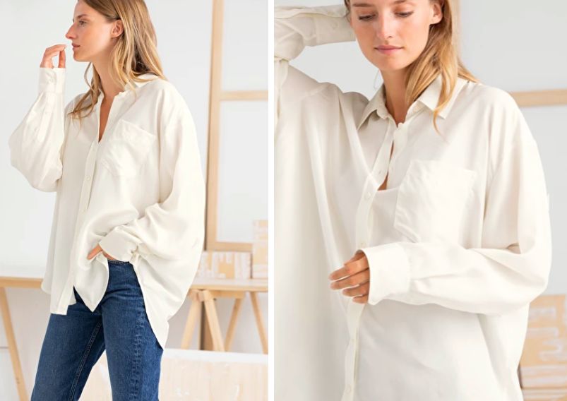 超好看的衬衫秋季穿搭,最适合秋天的实用衬衫